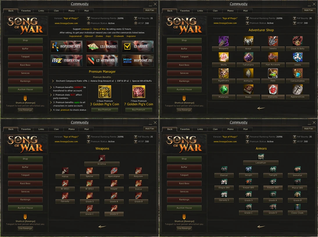 L2 Song Of War