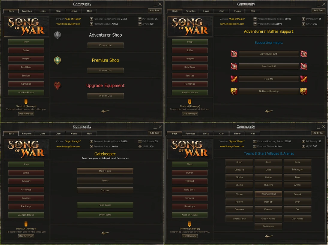 L2 Song Of War