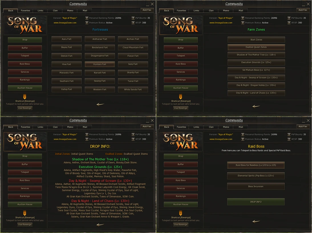 L2 Song Of War