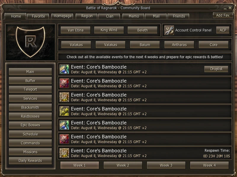 L2 Ragnarok