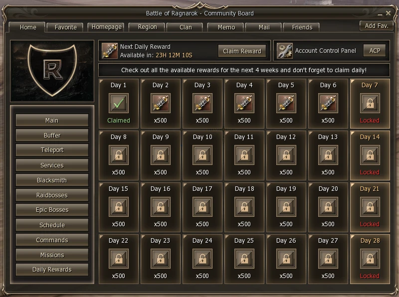 L2 Ragnarok