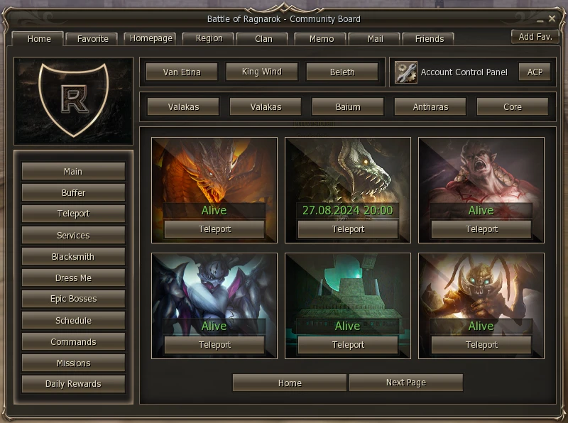 L2 Ragnarok