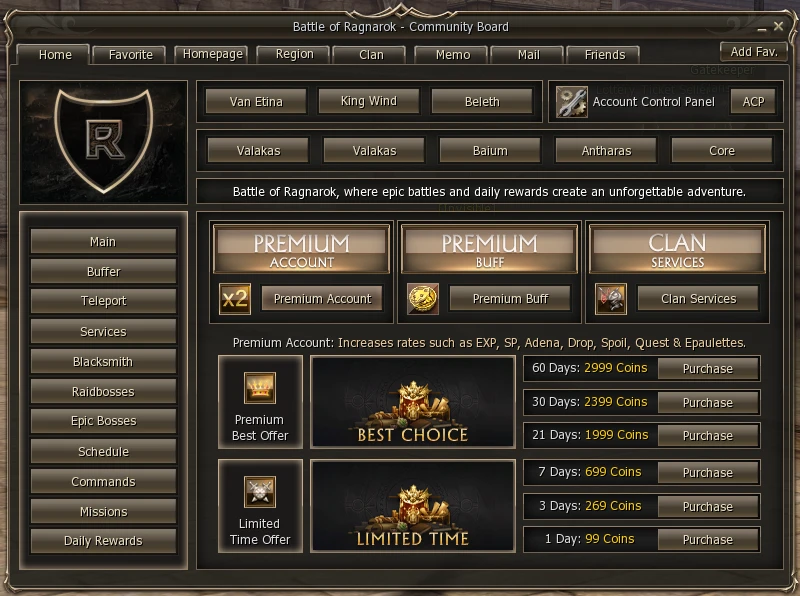 L2 Ragnarok