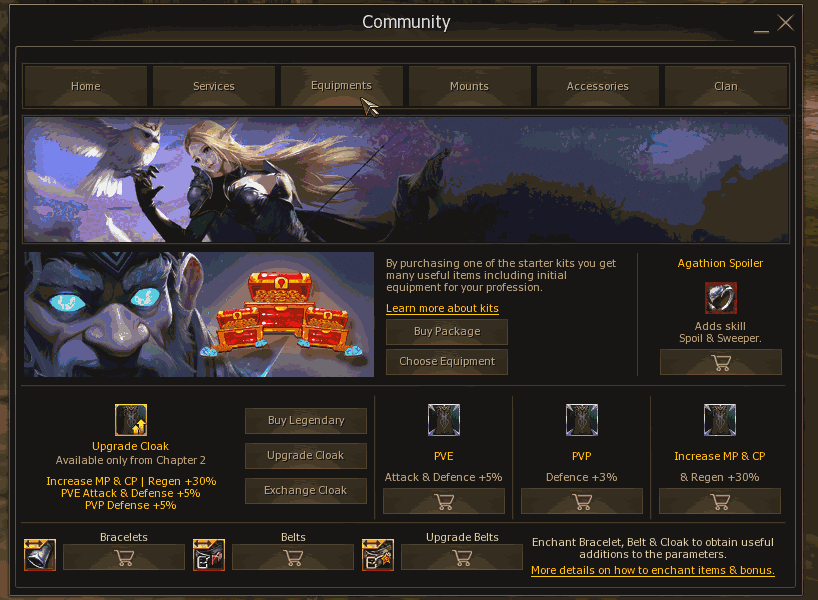 Lineage 2 Age Of Splendor Community Board by Protojah Designs