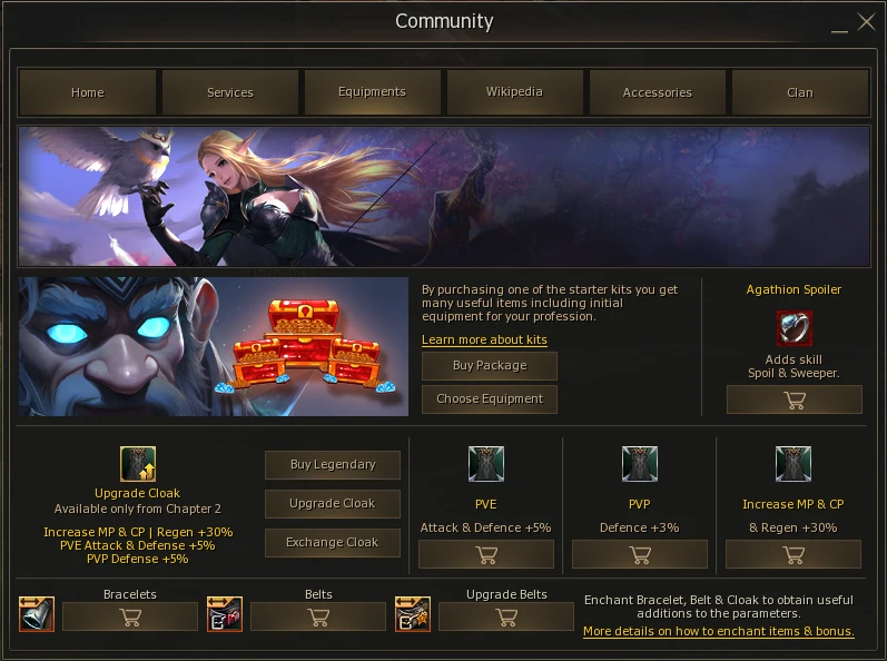 Lineage 2 Age Of Splendor Community Board by Protojah Designs