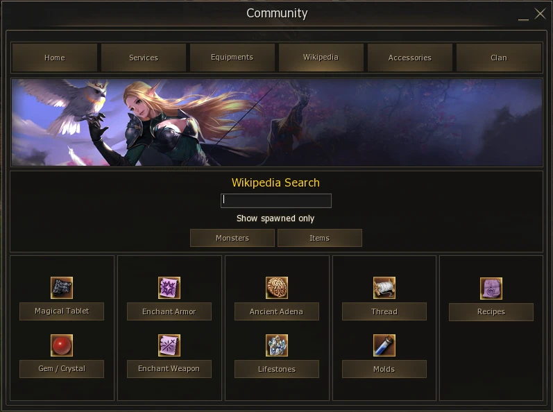 Lineage 2 Age Of Splendor Community Board by Protojah Designs