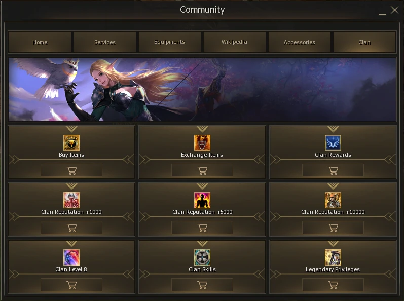 Lineage 2 Age Of Splendor Community Board by Protojah Designs