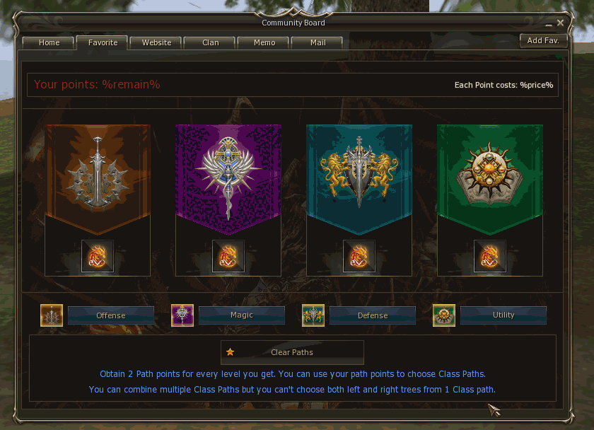 Lineage 2 Evolution Community Board by Protojah Designs