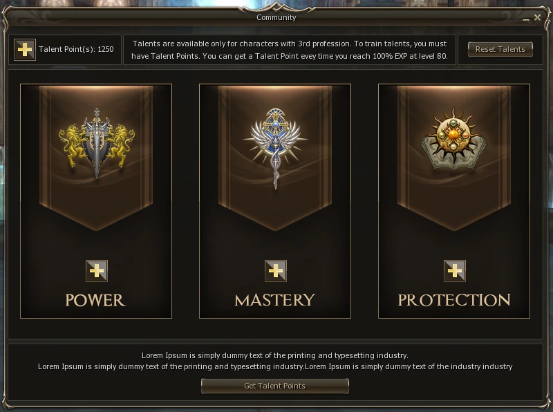 Lineage 2 Sirena Community Board by Protojah Designs