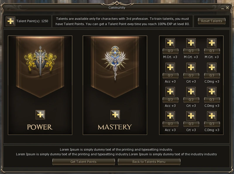 Lineage 2 Sirena Community Board by Protojah Designs