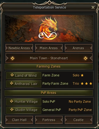 Lineage 2 Evolution NPC Html by Protojah Designs