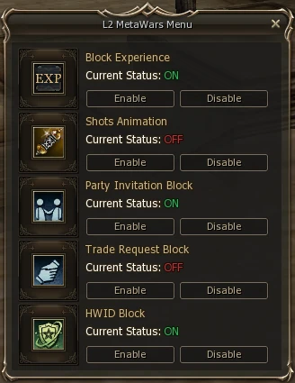 Lineage 2 MetaWars NPC Html by Protojah Designs