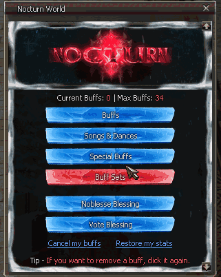 Lineage 2 PlayNocturn NPC Html by Protojah Designs
