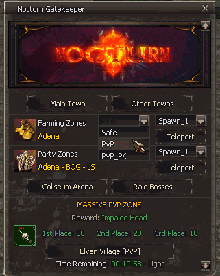 Lineage 2 PlayNocturn NPC Html by Protojah Designs